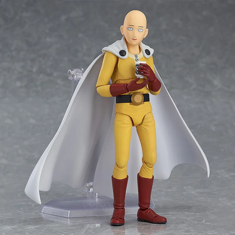 MAX Factory Figma#310 One Punch Superman Saitama Action Figures 14.5cm-2