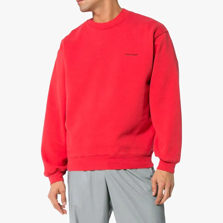 Balenciaga Sweatshirts Men Red-2