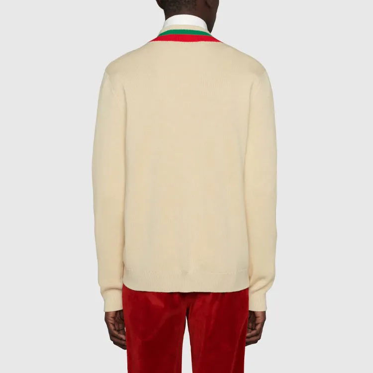 GUCCI Sweaters Men Beige Yellow-3