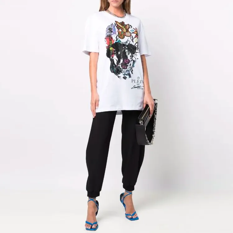 PHILIPP PLEIN T Shirts Unisex White-1