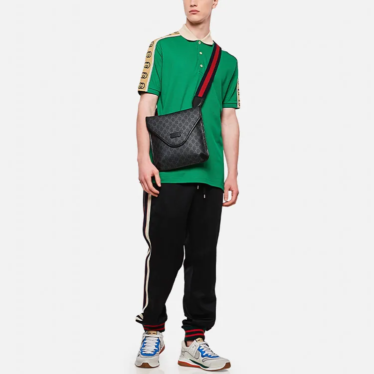 GUCCI SS22 Polo Shirt Men's Green-3