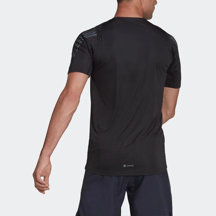 Adidas Set-in Sleeve T-Shirt Men's Black-2
