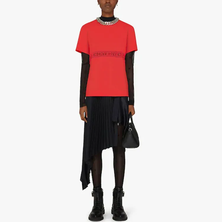 Givenchy T-Shirts Women's Red-1