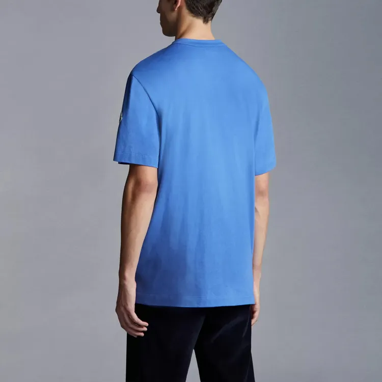 Moncler SS22 T Shirts Men Night Blue-3