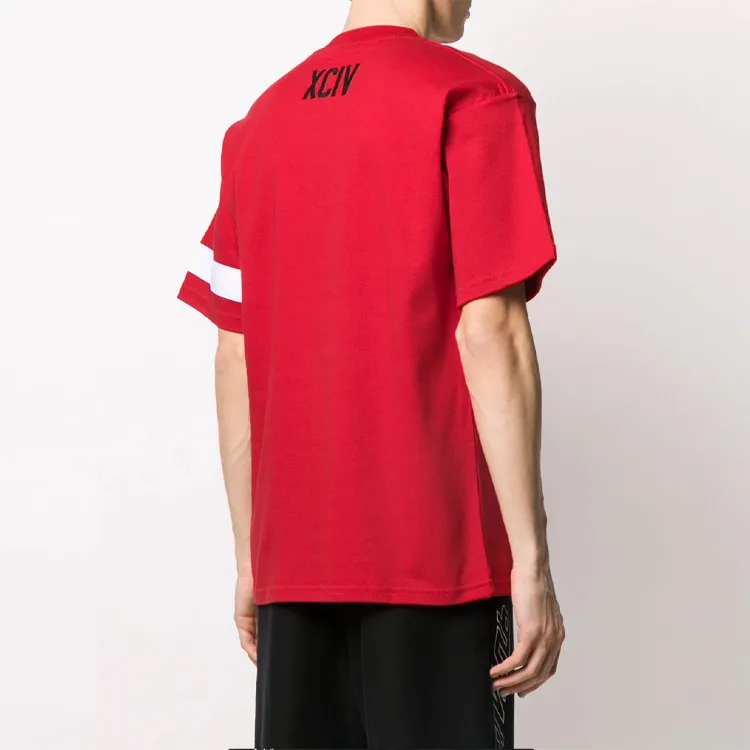 GCDS Logo Embroidered Crewneck T-Shirt-2