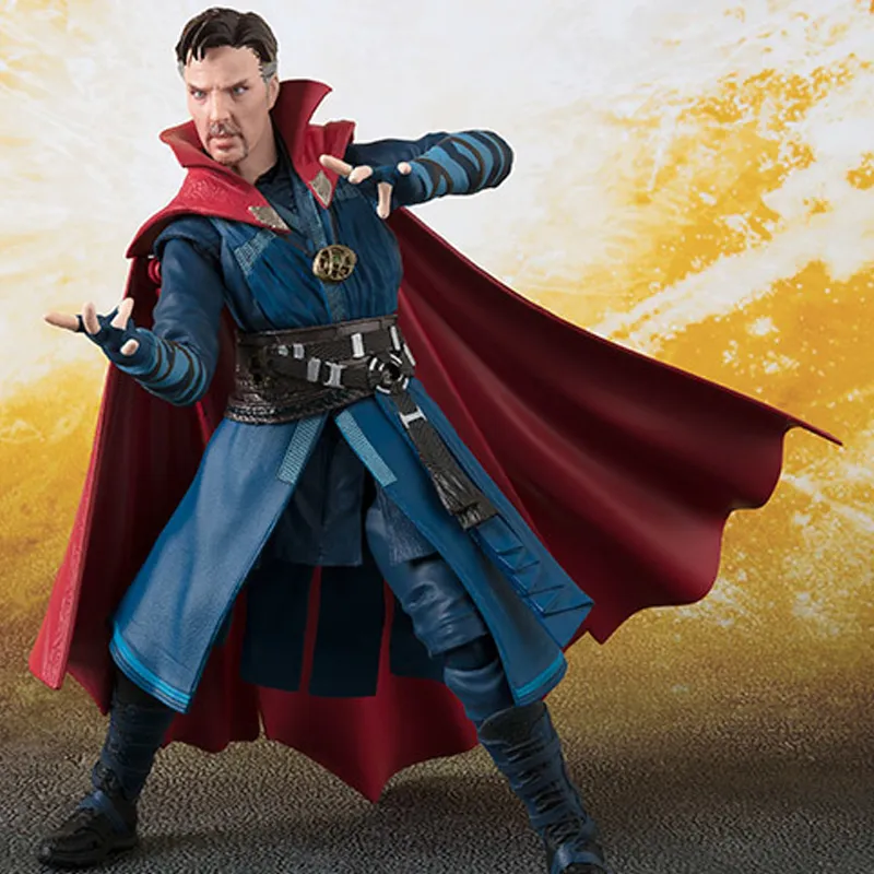 BANDAI S.H.Figuarts Doctor Strange And Burning Flame Set Action Figure Navy-3