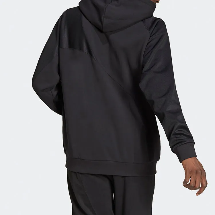 adidas originals Men's Adicolor French Terry Interlock Hoodie Black-2