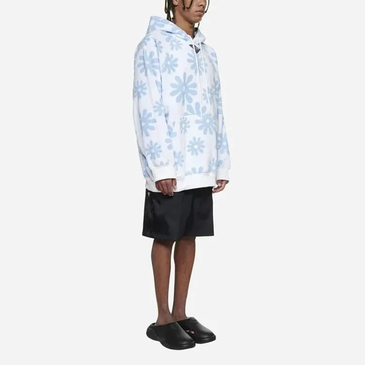 PRADA Floral Print Hoodie-2
