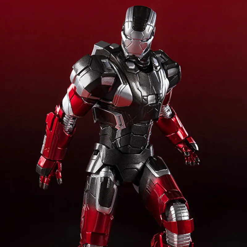 BANDAI Iron Man Bandai SHF 3 MK22 Hot Rod Action Figures 15.5cm-3