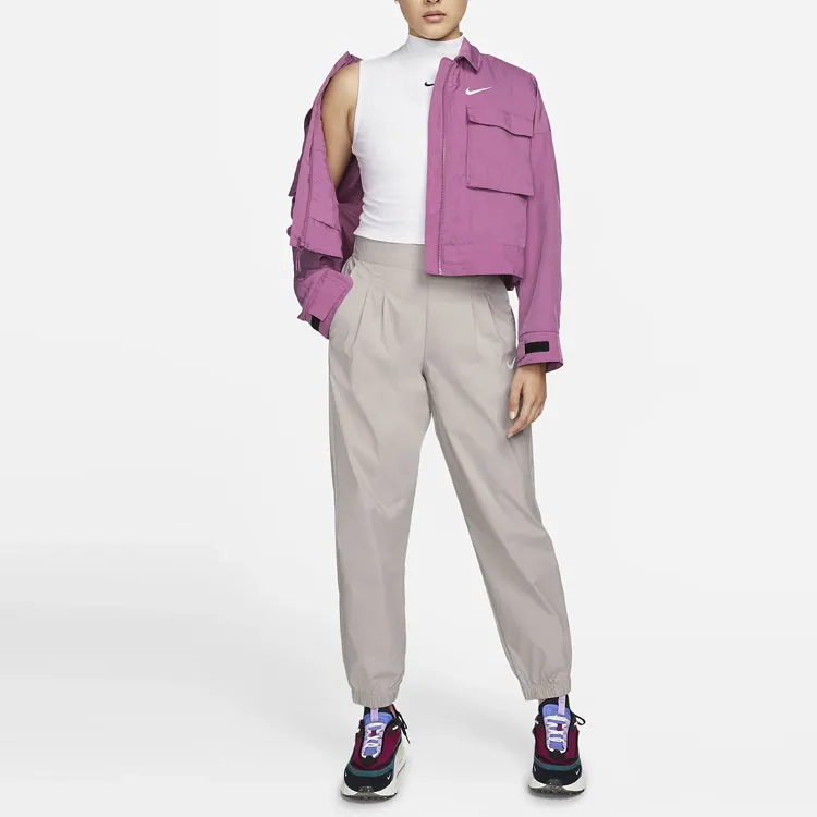Nike Sportswear Essentials Series Jackets Women's Burgundy-2