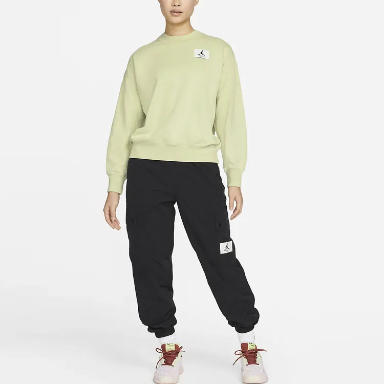 Jordan Sweatshirt Women's Light Olive Green Gray-2
