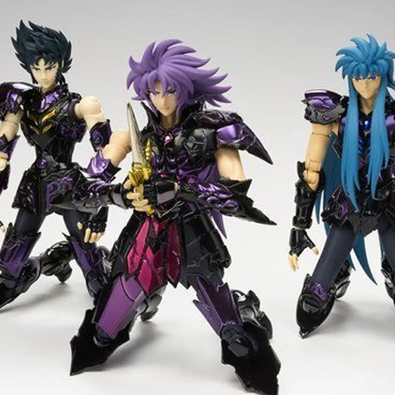 BANDAI Saint Seiya Main Characters Saint Cloth Myth EX Armor Capricorn Gemini Aquarius Destroyed Set Action Figures-3