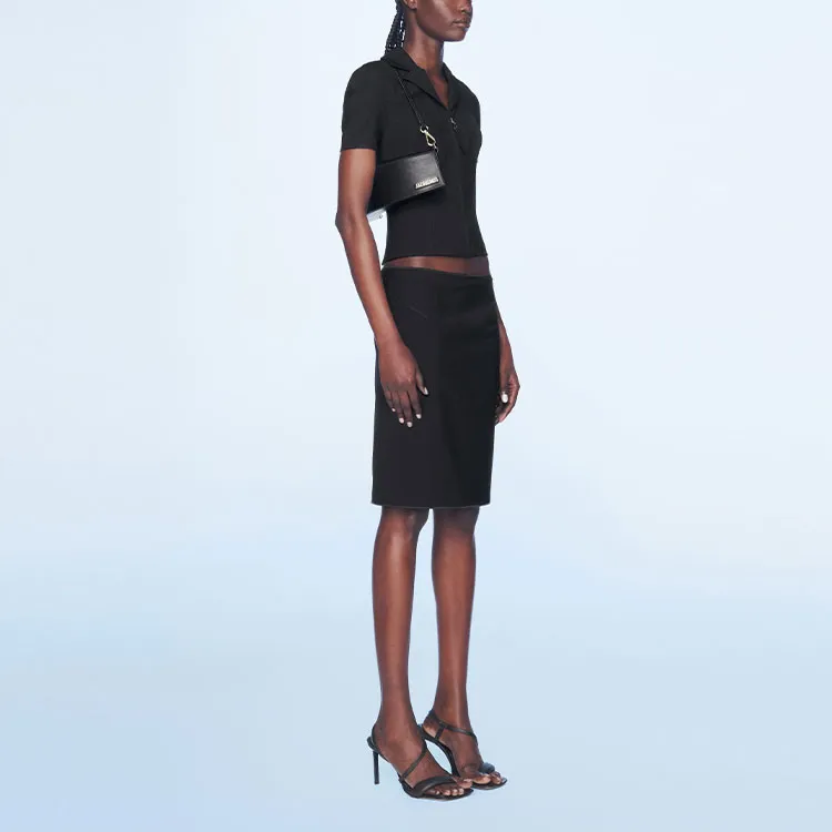 Jacquemus Casual Short Skirts Women's Black-3