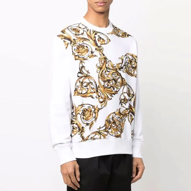 VERSACE JEANS COUTURE Sweatshirts Men White-2
