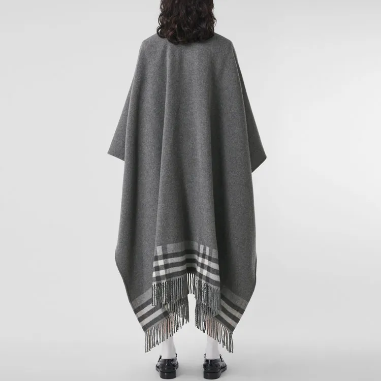 Burberry Cloaks Women's Gray-3