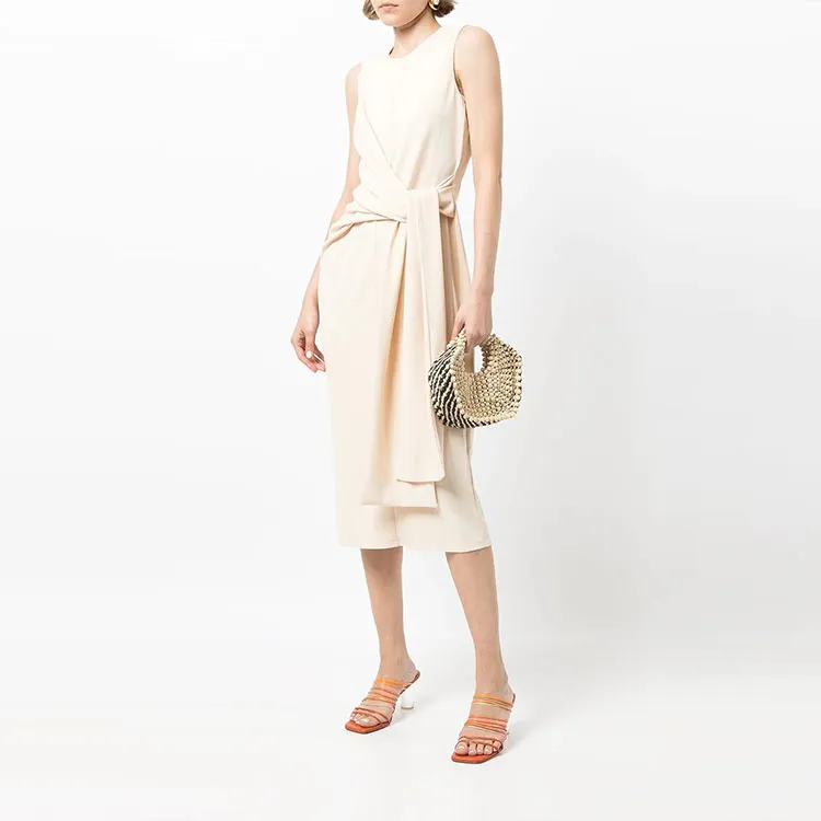 ACLER Sleeveless Dresses Women's White-2