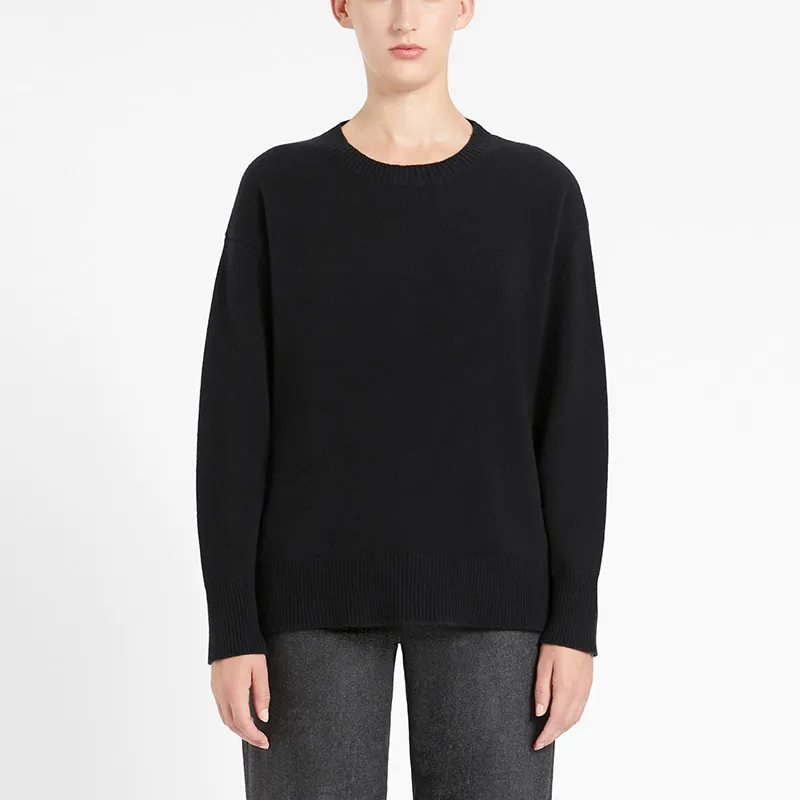 'S MAX MARA Loose Fit Knitwear Women's Black-2