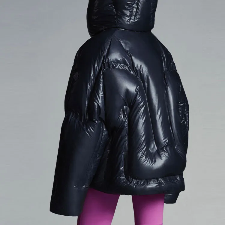 Moncler Women'ss Klolk Short Down Jacket Night Blue-3
