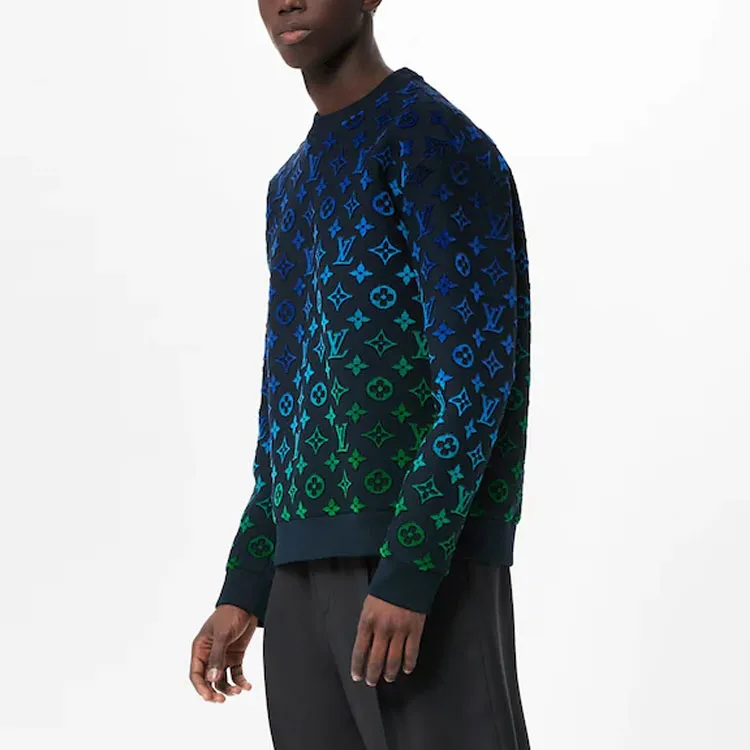 LOUIS VUITTON Gradient Monogram Fil Coup Sweatshirt-2