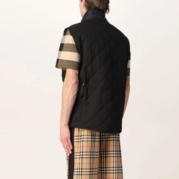 Burberry FW21 Diamond-Quilted Vintage Check Lined Gilet-6