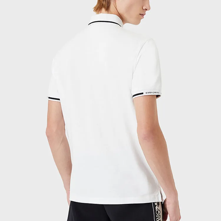 EMPORIO ARMANI SS22 Polo Shirt Men's White-3