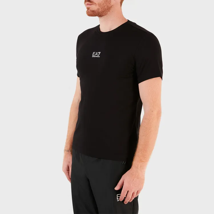 EMPORIO ARMANI EA7 SS22 T Shirt Men's Black-4
