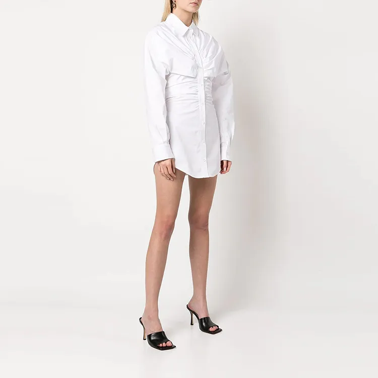 Alexander Wang Long Sleeved Dresses Women's White-2
