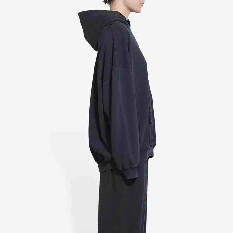 Balenciaga SS22 Sweatshirt Women's Black-4