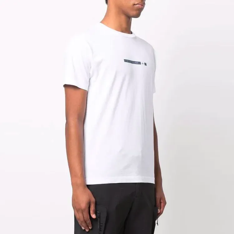 STONE ISLAND T Shirts Men White-2