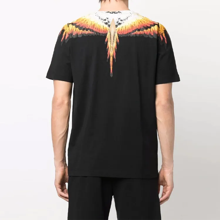 Marcelo Burlon Crewneck Short Sleeved T Shirt-3