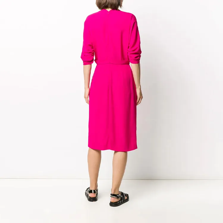 MARNI Crepe Envers Satin Dress-3