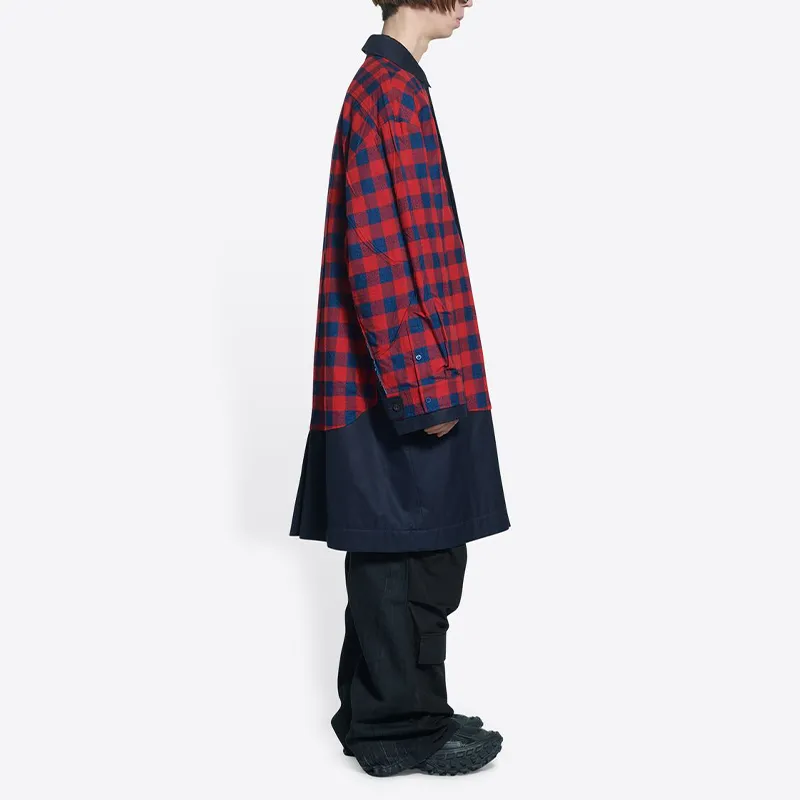 Balenciaga SS22 Coat Loose Fit Men's Red-3