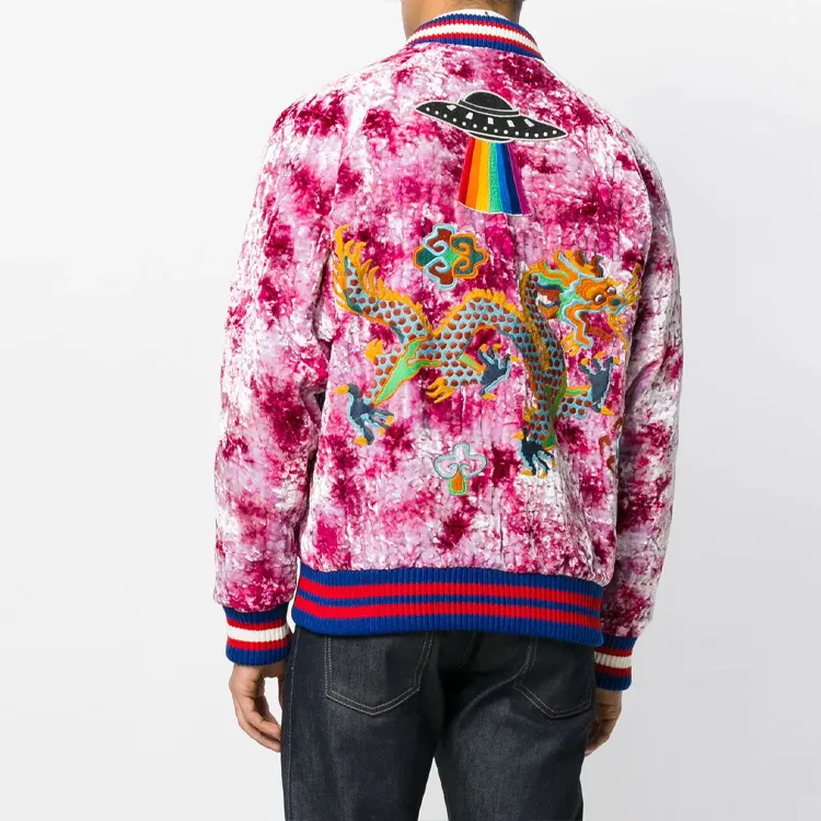 GUCCI Patch-detail Bomber Jacket-1