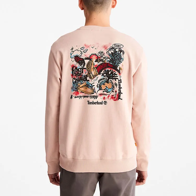 Timberland Sweatshirts Unisex Light Pink-6