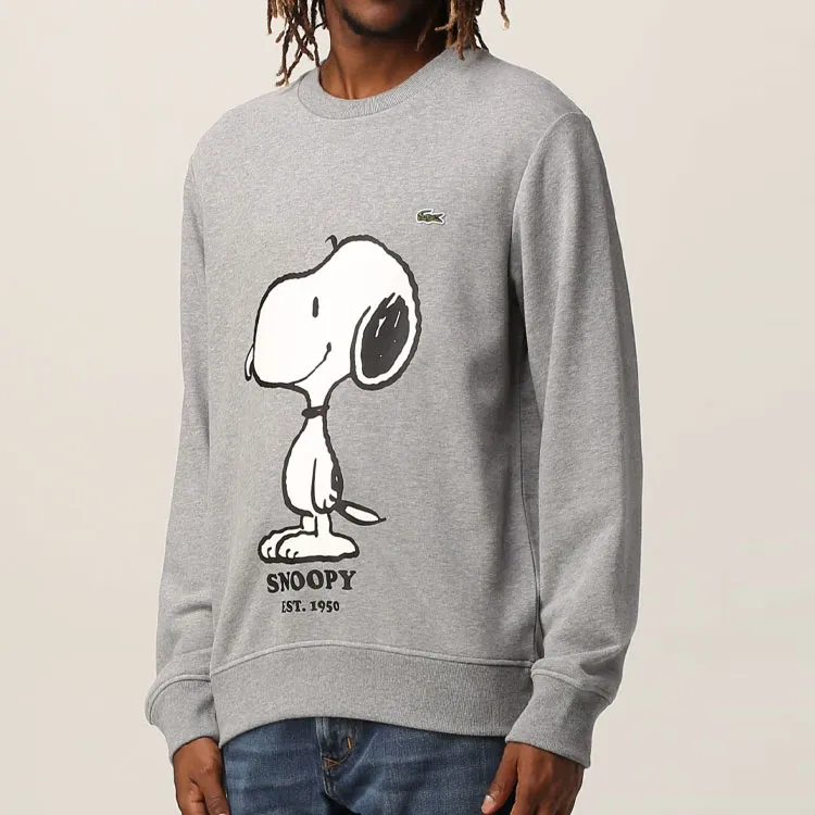 LACOSTE Sweatshirts Men Gray-4