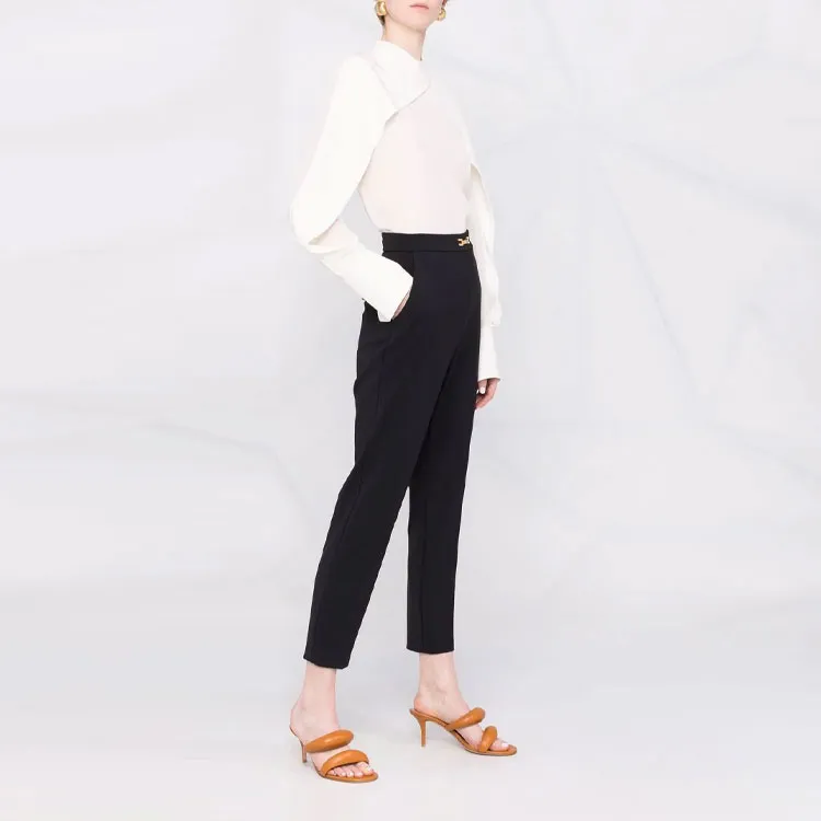 Elisabetta Franchi SS22 Pants Women's Black-2