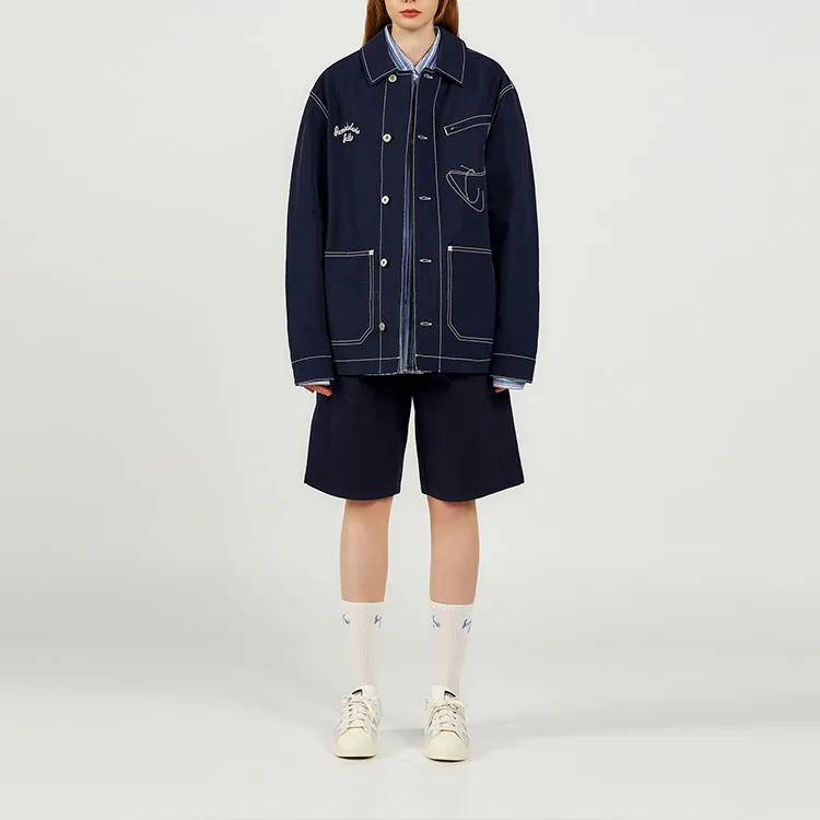 Acme De La Vie/ADLV SS22 Denim Jacket Unisex Navy-5