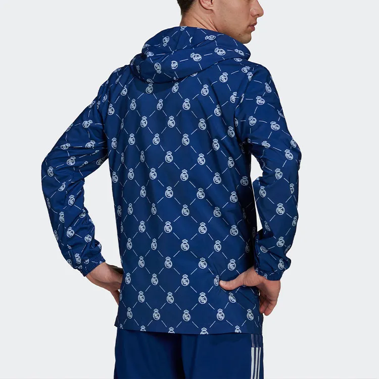 Adidas Real Madrid Jackets Men Victory Blue-2