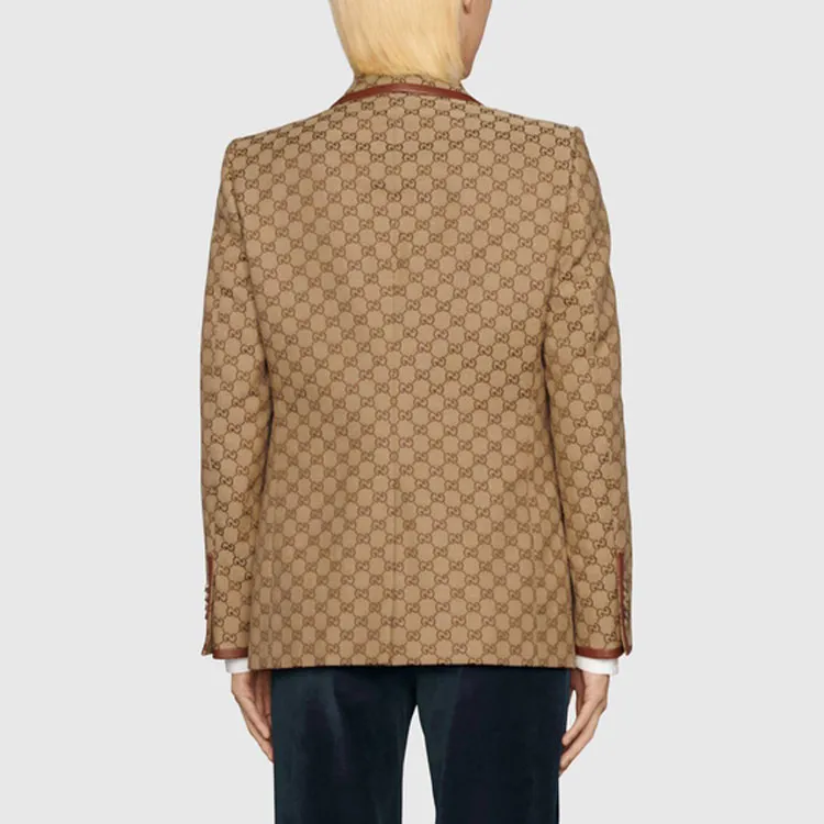 GUCCI Business Suit Coat Men's Beige-2