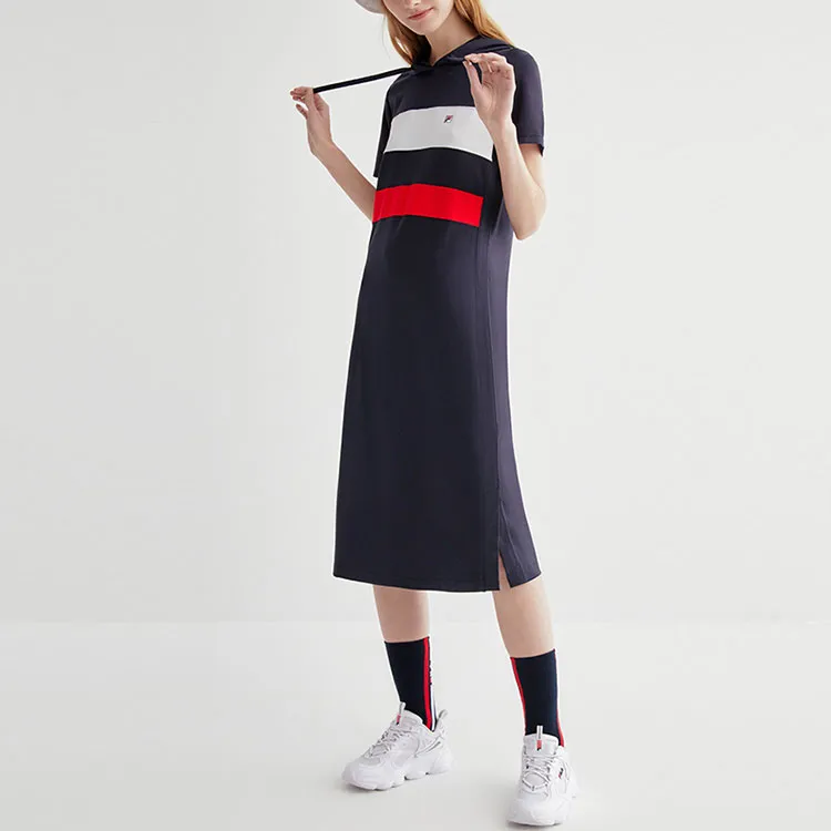 FILA Short Sleeved Dress Women's Legend Blue-2