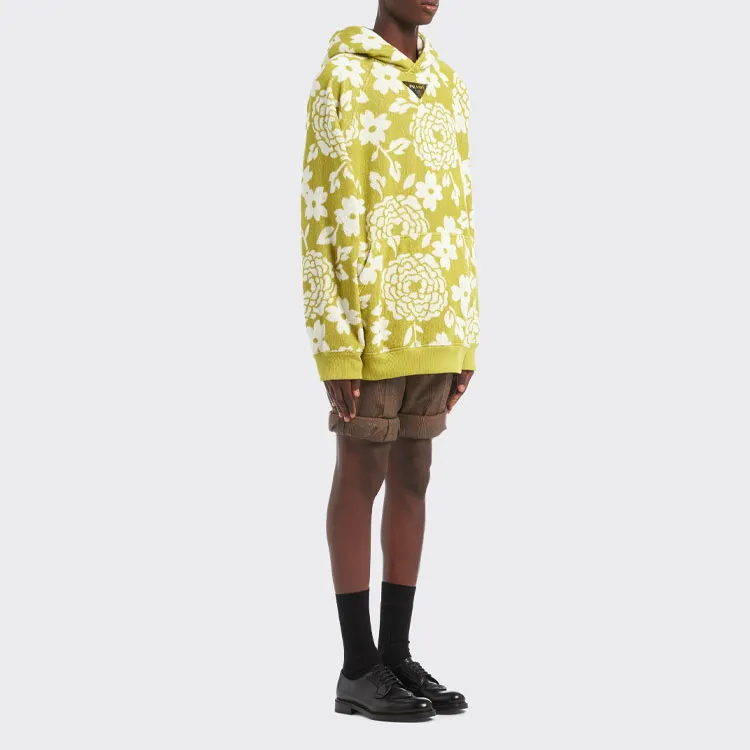 PRADA Floral Print Hoodie-3