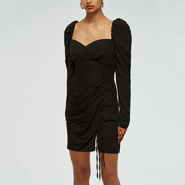 Self portrait Long Sleeved Dresses Women's Black-2