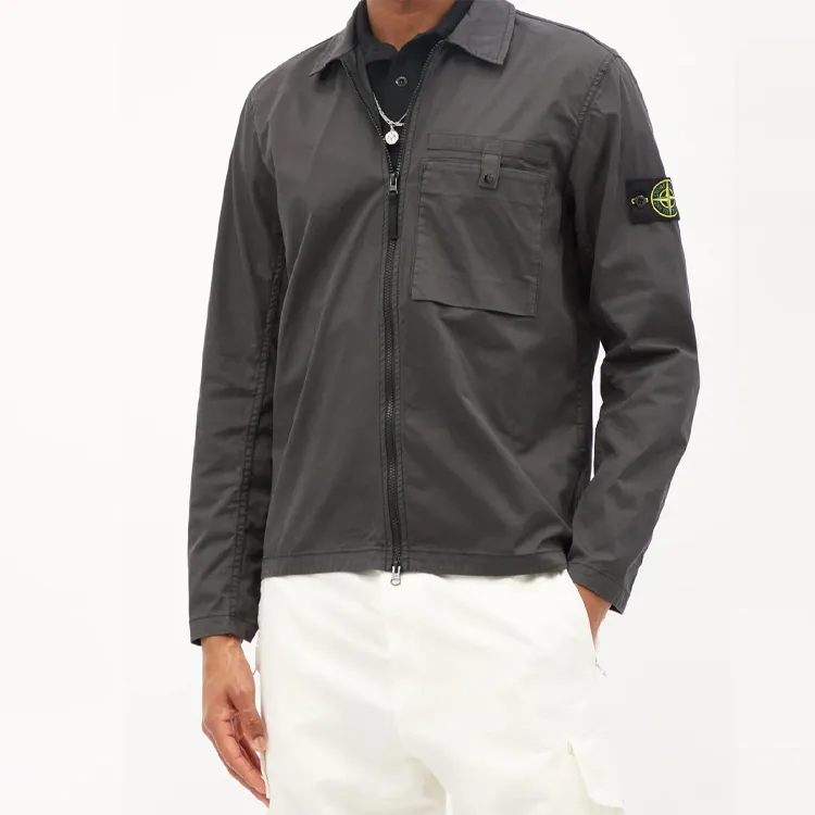 STONE ISLAND SS22 Jacket Fall Men's Charcoal Gray-2