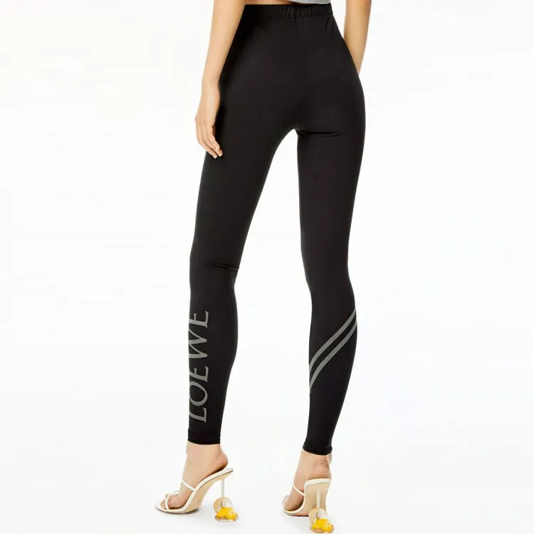 LOEWE Polyamide And Elastane Leggings Black-5