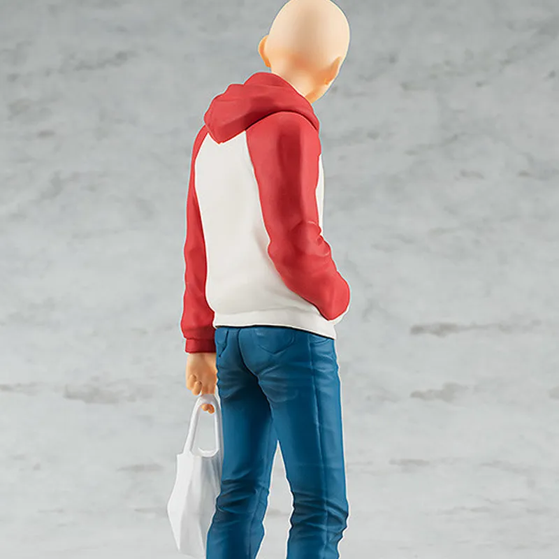 GSC Pop Up Parade One Punch Superman Saitama Oppai Hoodie Ver. Scale Figures 17cm-3