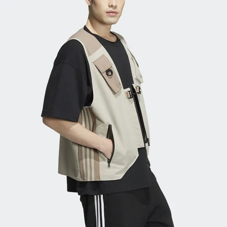 Adidas Originals Vests Men Silver Gray-3