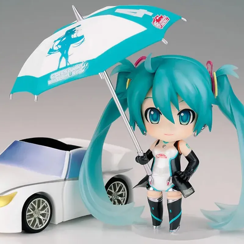 GSC Hatsune Miku No.172 2011 Racing Beauty Nendoroid Chibi Figures 10cm-3