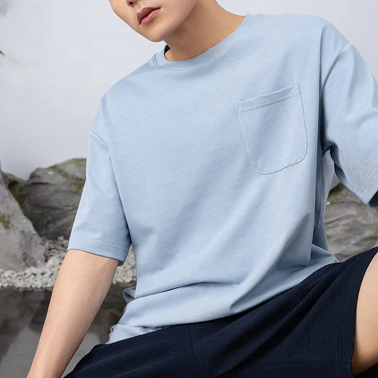 Anta x SUBO T-Shirt Unisex Blue Gray-5