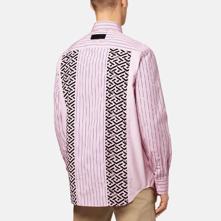 VERSACE VERSACELa Greca Shirt Men's Pink-2