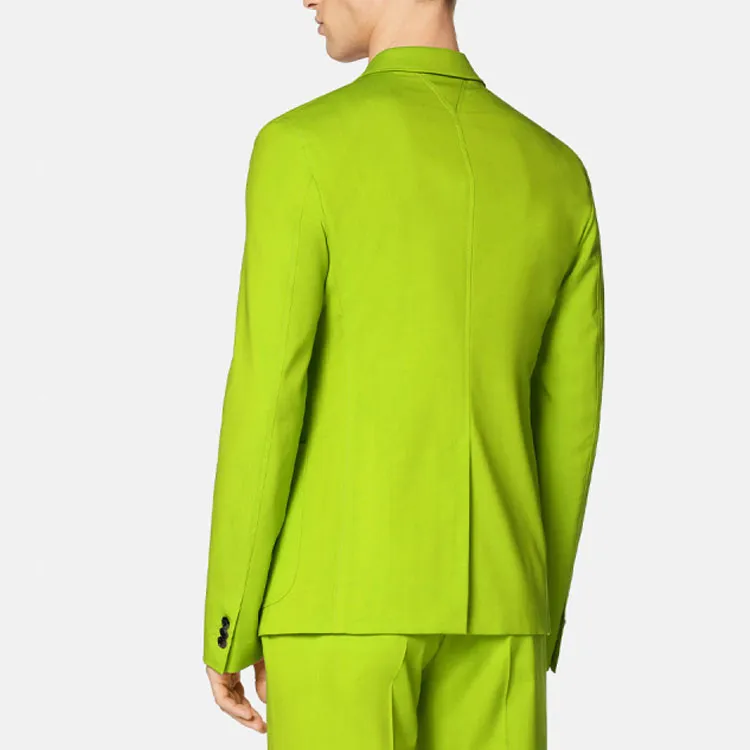 VERSACE Business Suits Men Neon Green-3